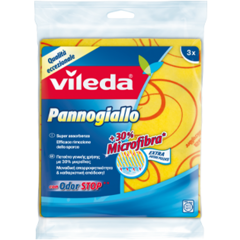 vileda yellow cloth thousand use x3pc